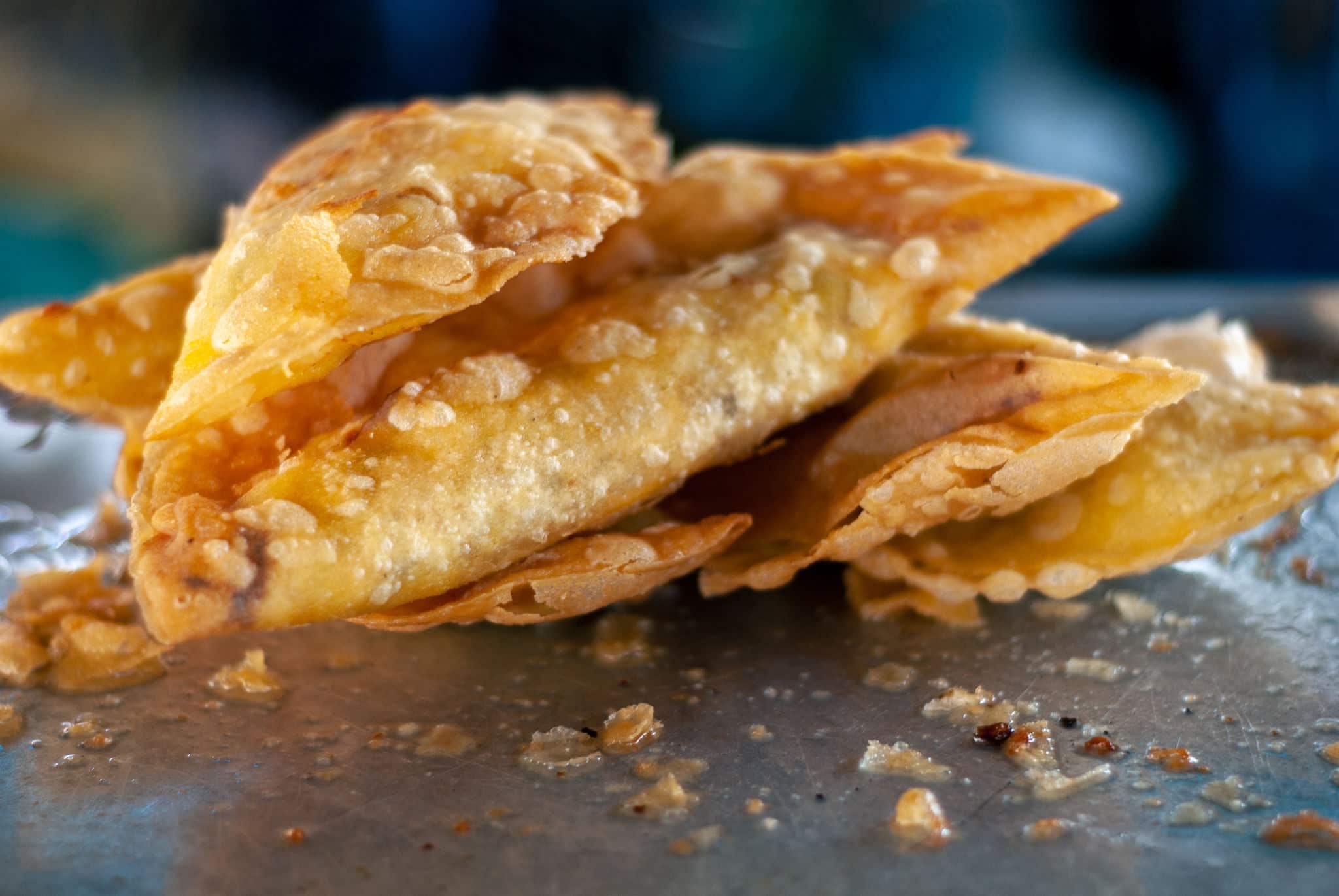 Vigan ilocos sur native yummy deep fired empanada fresh from the kitchen