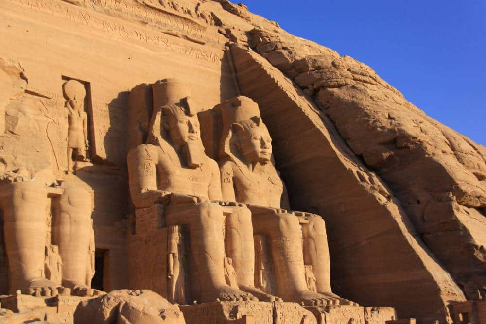 Abu Simbel Temple in southern Egypt