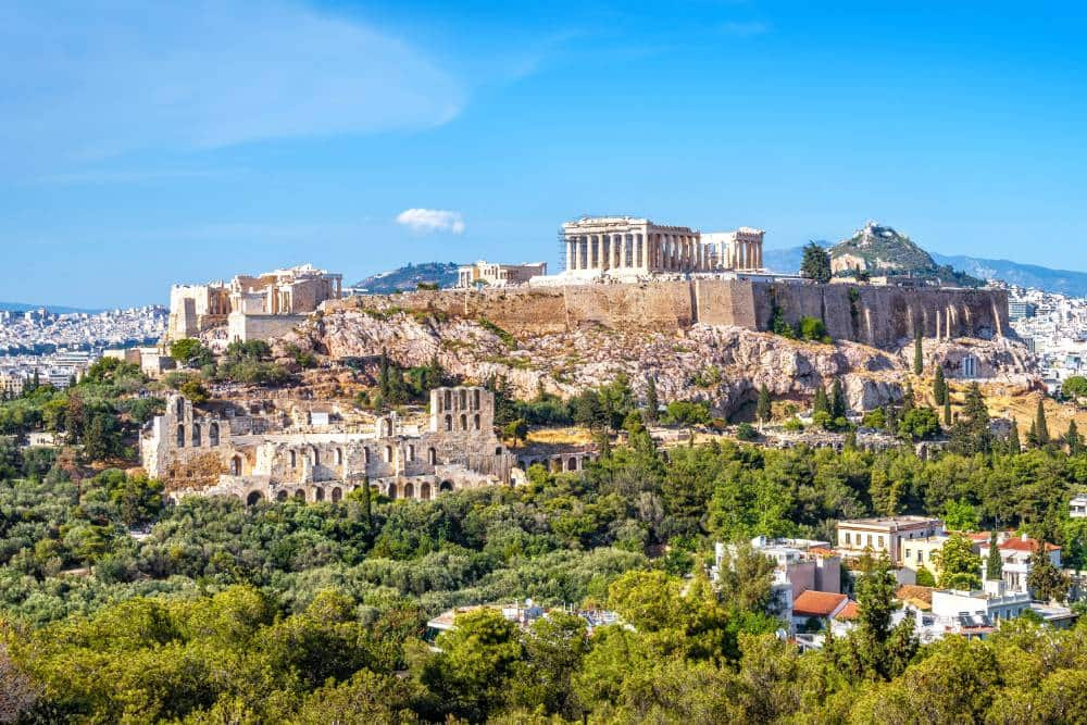 Acropolis ruins, Athens, Greece