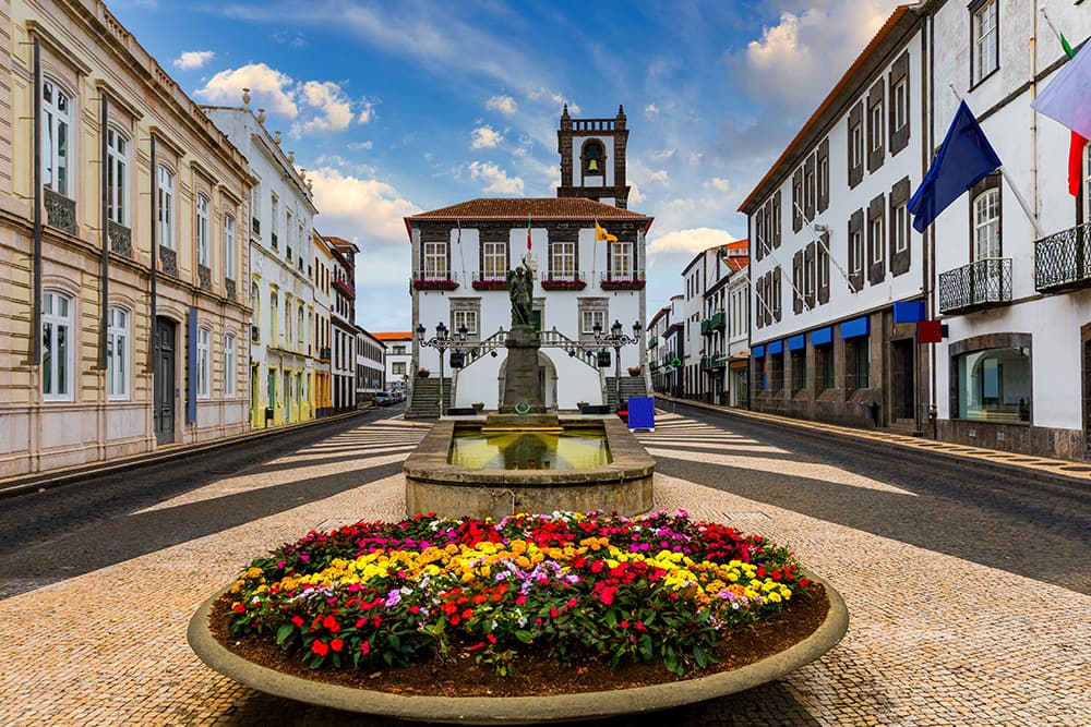 City hall, Ponta Delgada, Azores