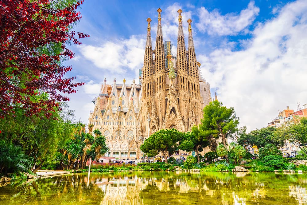 Basílica de la Sagrada Familia en Barcelona, España