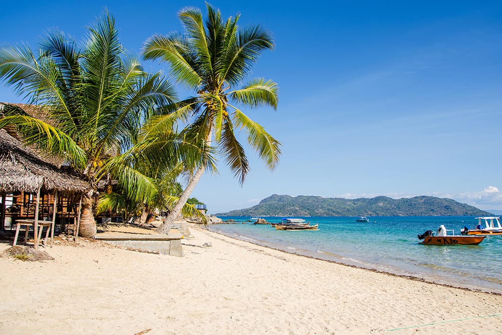 Beach in Nosey Be, Madagascar