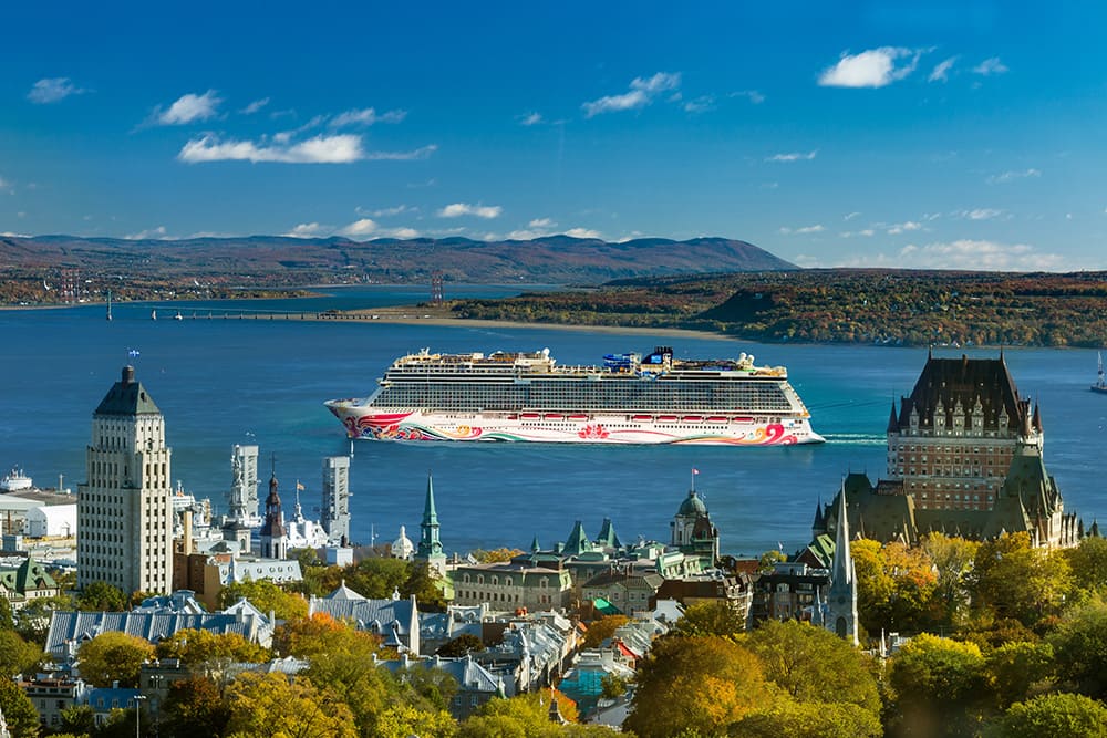 Cruise by Quebec City, Canada