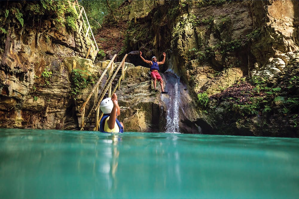 Waterfall hike in Puerto Plata, Dominican Republic