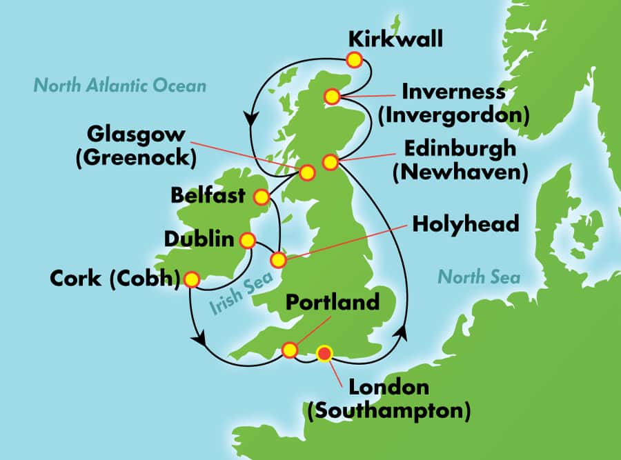 Escocia, Inglaterra e Irlanda: legado de las Islas Británicas desde Londres (Southampton), 12 días Escocia, Inglaterra e Irlanda: legado de las Islas Británicas desde Londres (Southampton), 12 días