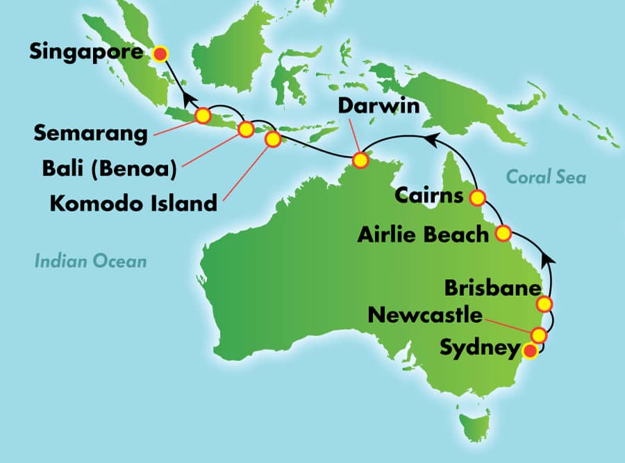 Australia y sudeste asiático desde Sydney, 19 días Australia y sudeste asiático desde Sydney, 19 días