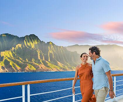 Disfruta las vistas en un crucero en Hawái