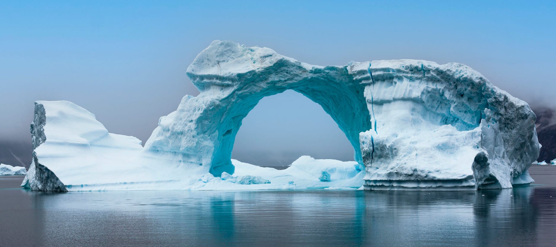 Descubre increíbles formaciones de hielo durante todo el viaje.