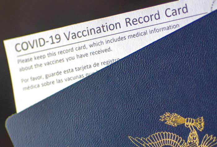 Certificado de vacunación y pasaporte