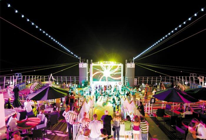 Fiestas en cubierta