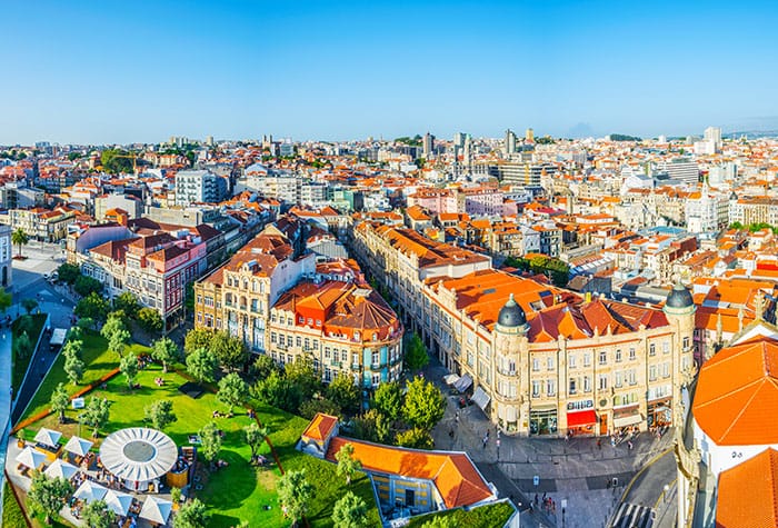 Paquete terrestre en Lisboa, antes de tomar el crucero