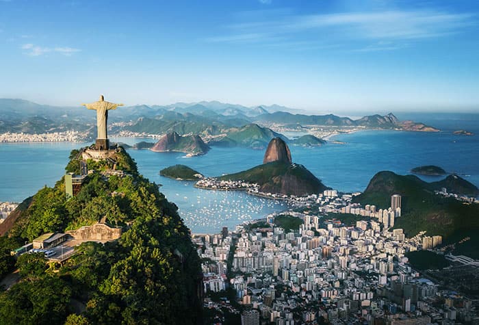 Paquete terrestre en Río de Janeiro, antes de tomar el crucero