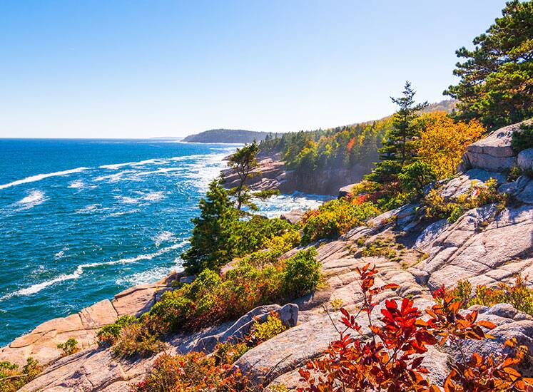 Crucero por los hermosos paisajes costeros de Nueva Inglaterra