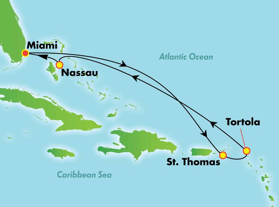 Caribe oriental desde Miami, 7 días Caribe oriental desde Miami, 7 días