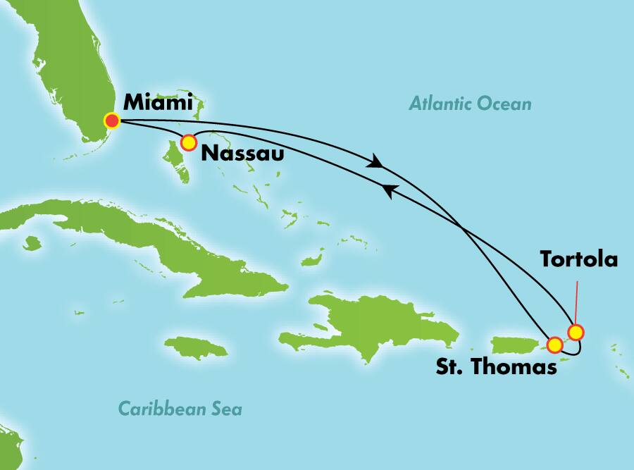 Caribe oriental desde Miami, 7 días Caribe oriental desde Miami, 7 días