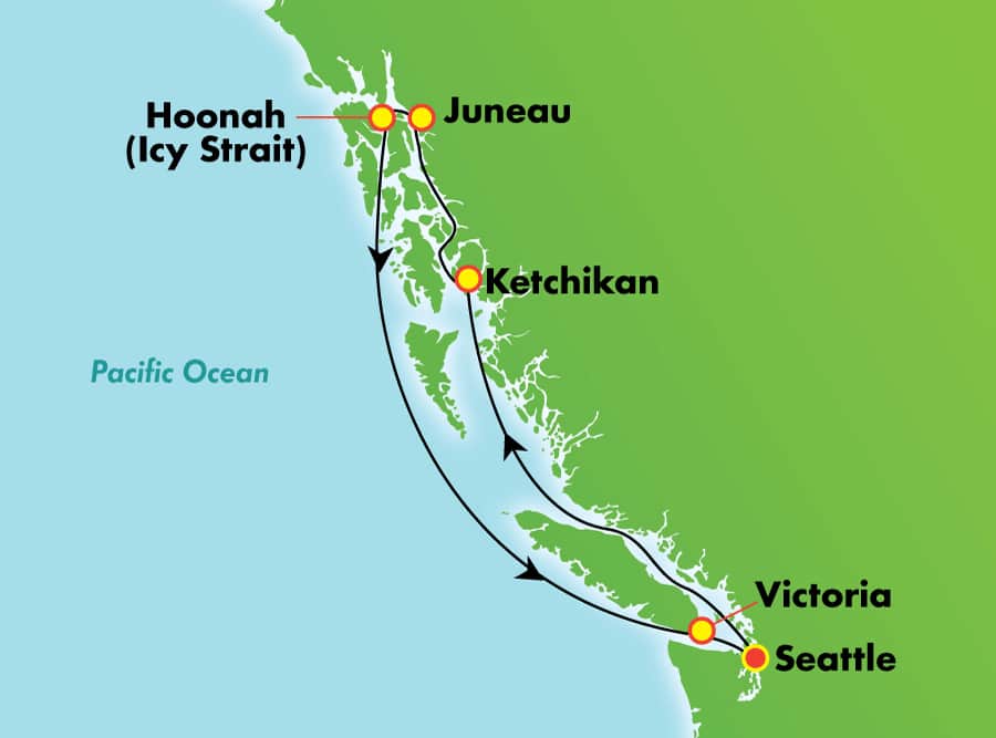 La pintoresca Alaska: Pasaje Interior desde Seattle, 7 días La pintoresca Alaska: Pasaje Interior desde Seattle, 7 días