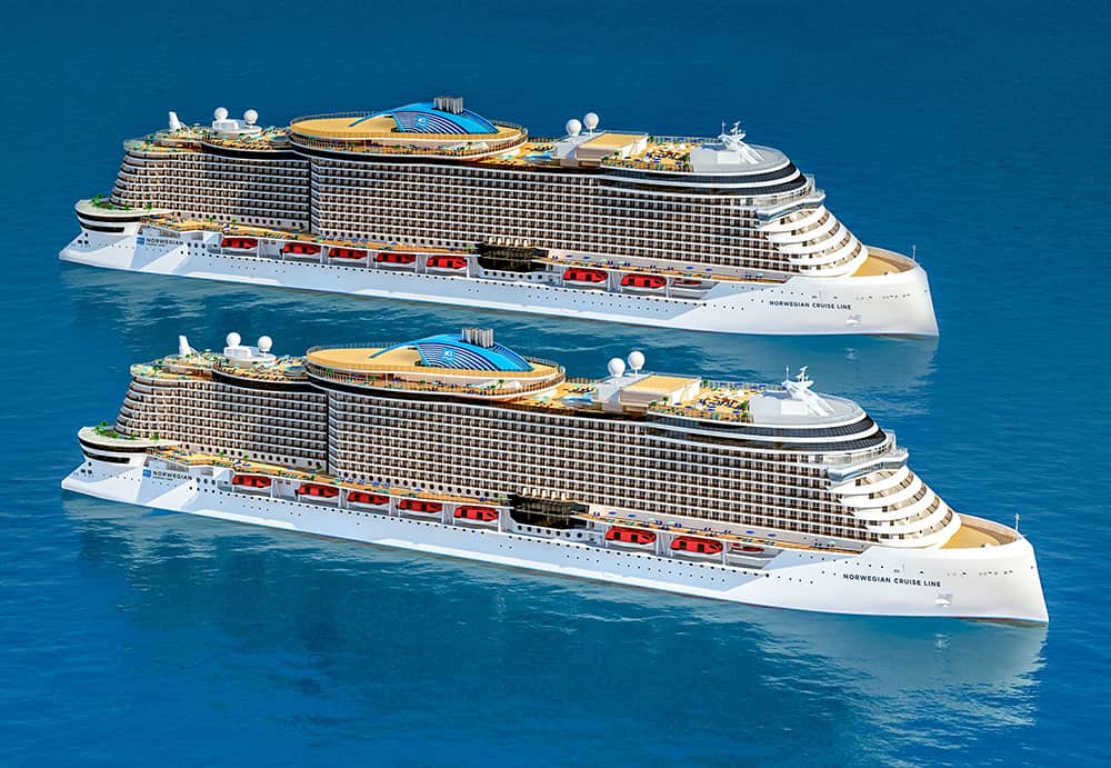 Norwegian Cruise Line Holdings confirma pedidos del quinto y sexto