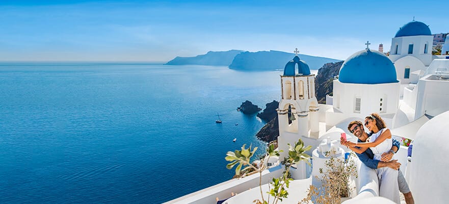 Islas griegas desde Roma hasta Atenas, 11 días: Santorini, Olimpia ​​​​​​y Florencia