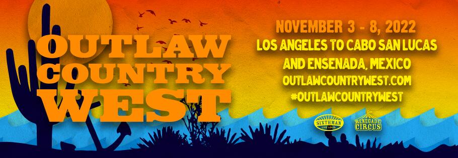 Outlaw Country West cruise music festival 2022