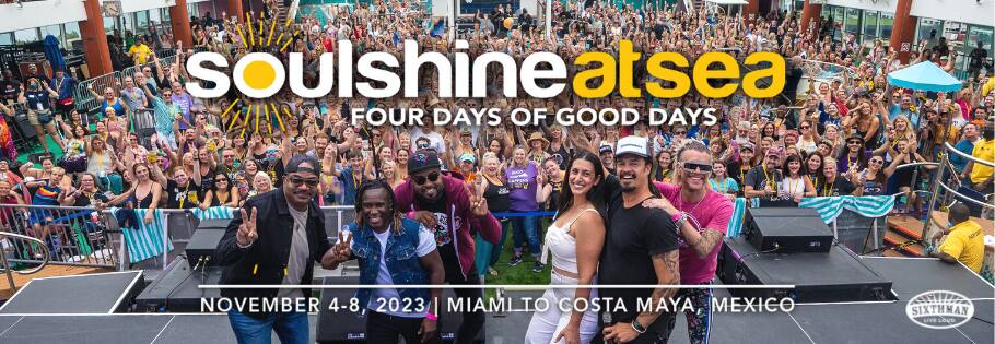 Soulshine at Sea cruise music festival 2023