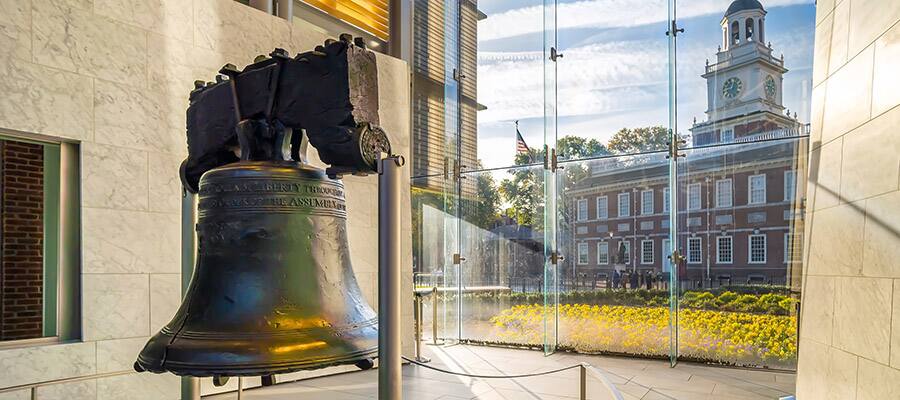La Campana de la Libertad en Filadelfia, Pensilvania