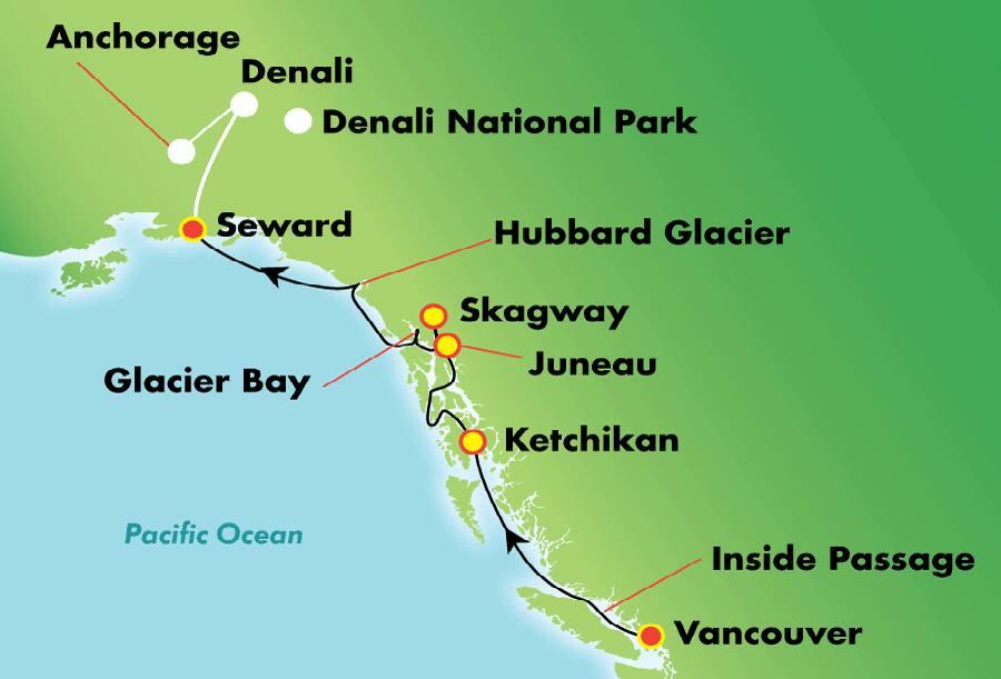 Expreso Denali y Fairbanks, 11 días