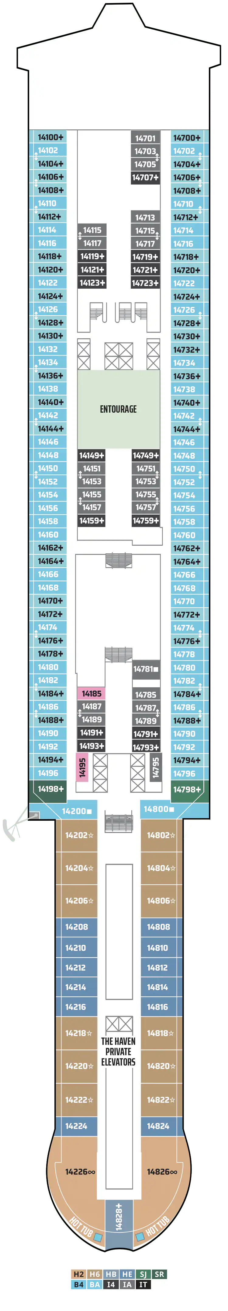 Plano de la cubierta 14