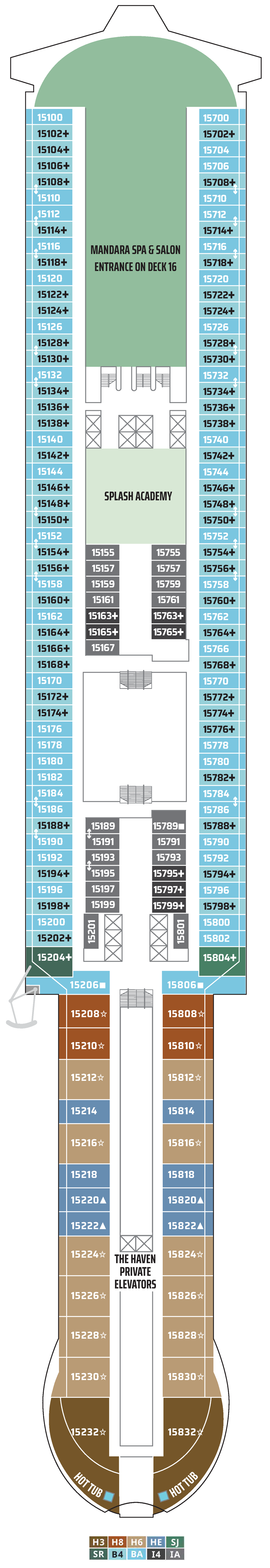 Plano de la cubierta 15