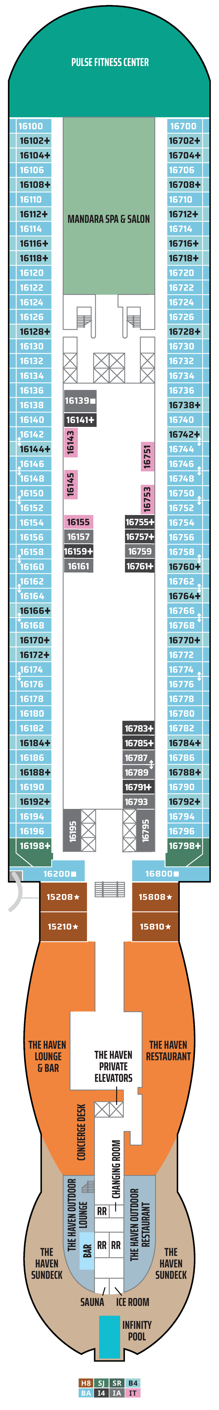 Plano de la cubierta 16