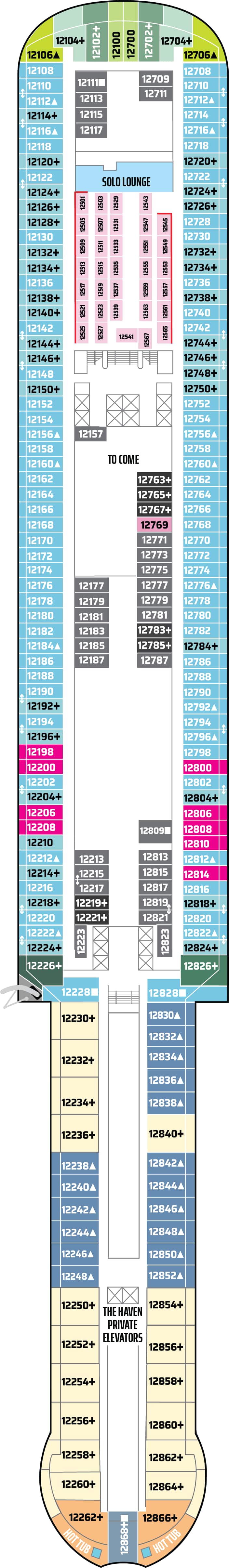 Plano de la cubierta 12