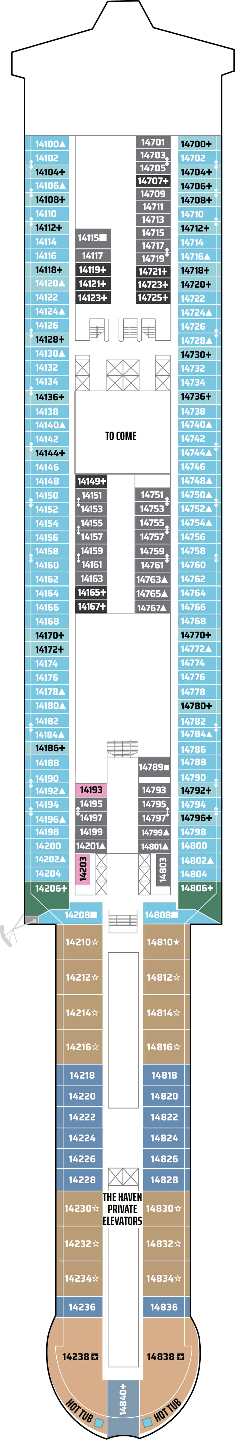 Plano de la cubierta 14