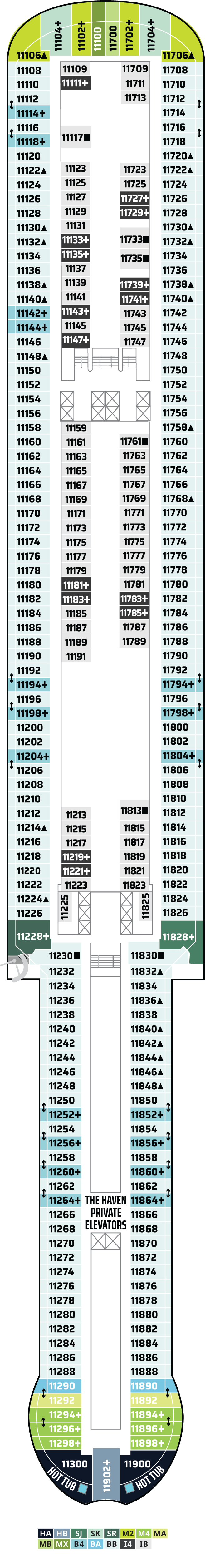 Plano de la cubierta 11