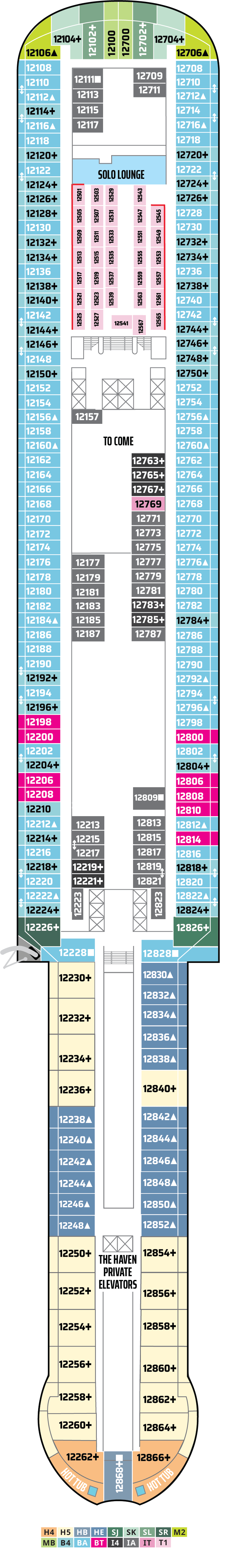 Plano de la cubierta 12