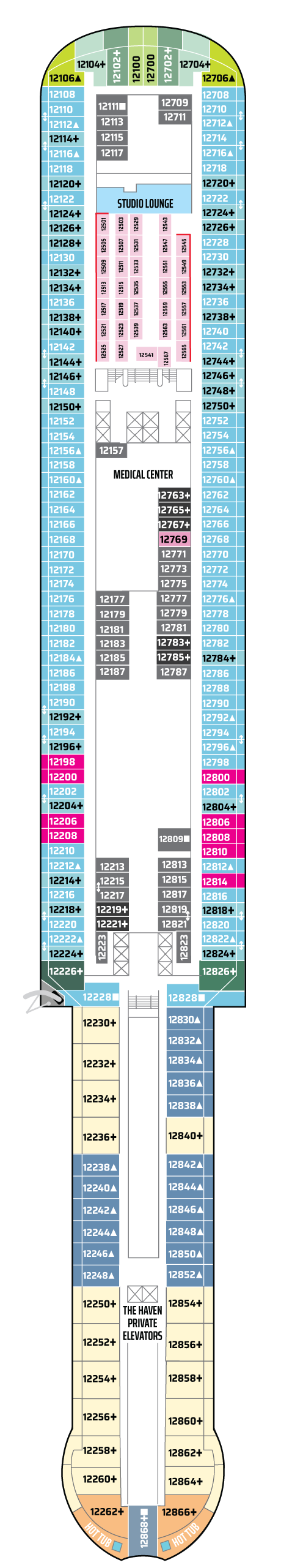 Plano de la cubierta 12