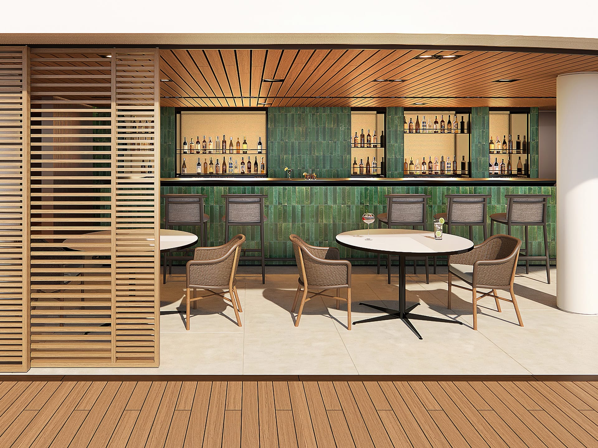 Bar The Haven al aire libre