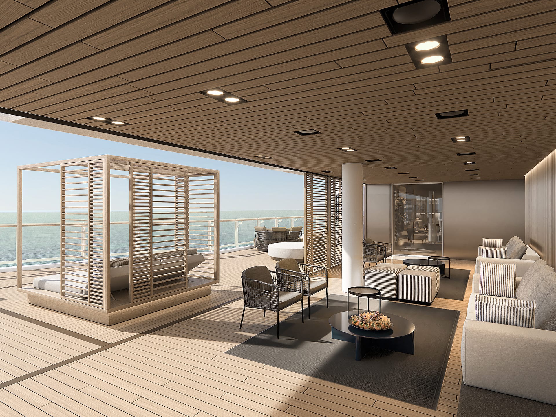 El salón exterior de Haven