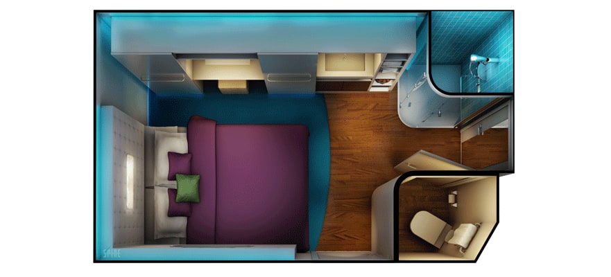 plano de Studio para los que viajan solos