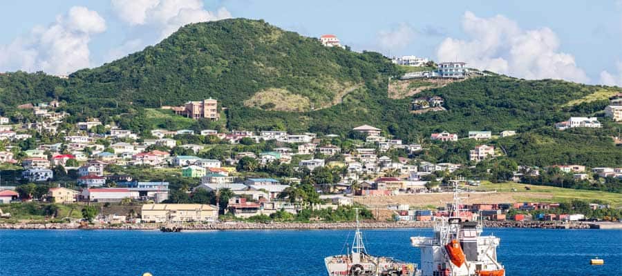 Bellísimas vistas en St. Kitts
