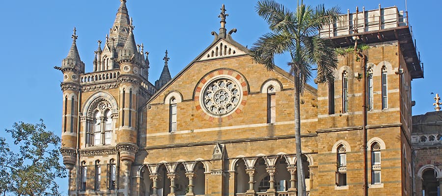 Estación de trenes Terminus en tu crucero a Mumbai