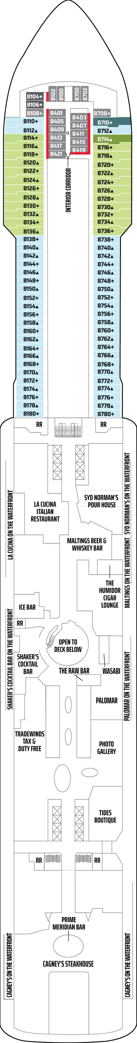 Plano de la cubierta