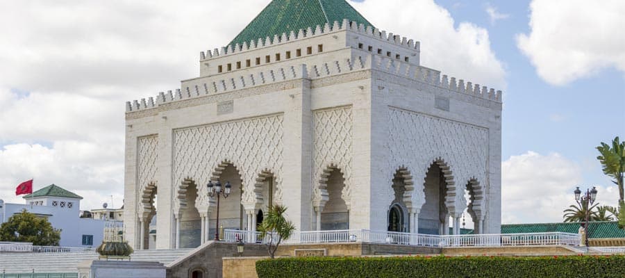 El Mausoleo de Mohammed V en tu crucero a Marruecos