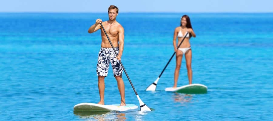 Surf de remo en Costa Maya, México