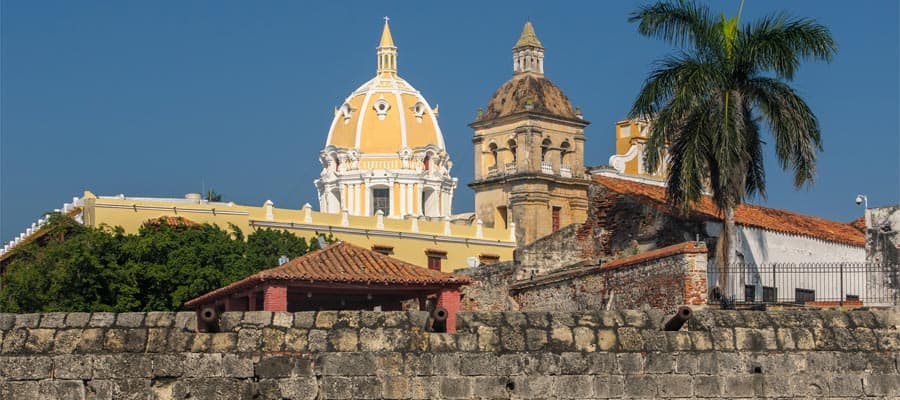 La ciudad amurallada de Cartagena en tu crucero por América del Sur