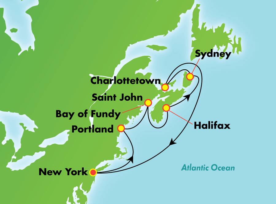 Canadá y Nueva Inglaterra, ida y vuelta desde Nueva York: Portland y Halifax, 9 días Canadá y Nueva Inglaterra, ida y vuelta desde Nueva York: Portland y Halifax, 9 días
