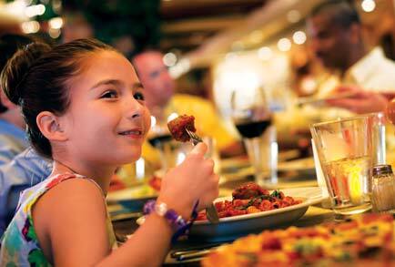 Cruceros para familias con una gran variedad de opciones para comer
