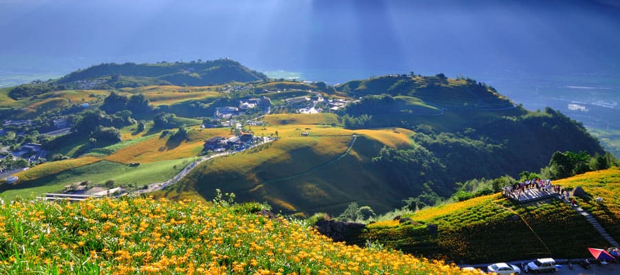 Hualien es el condado más grande y montañoso de Taiwán.