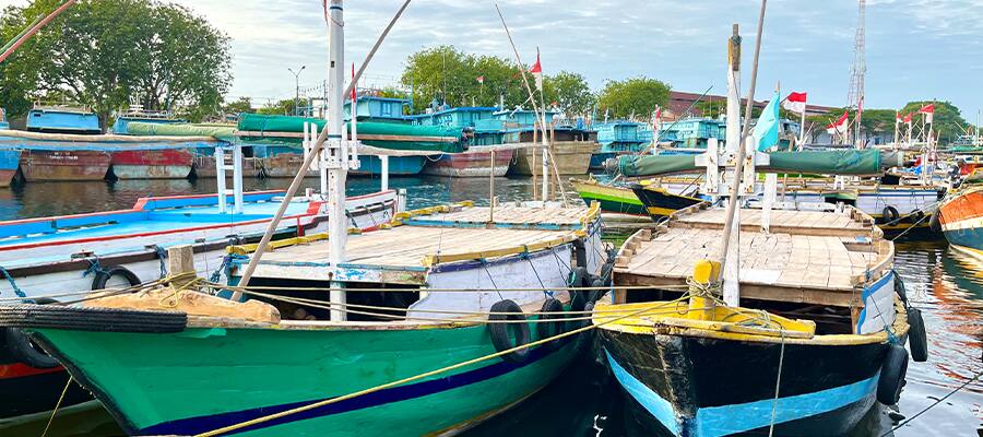barcos en Probolinggo, Indonesia