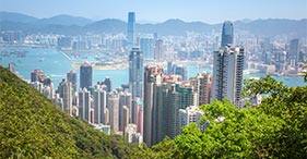 Hong Kong panorámica Hong Kong panorámica