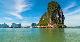 La espectacular bahía de Phang Nga La espectacular bahía de Phang Nga