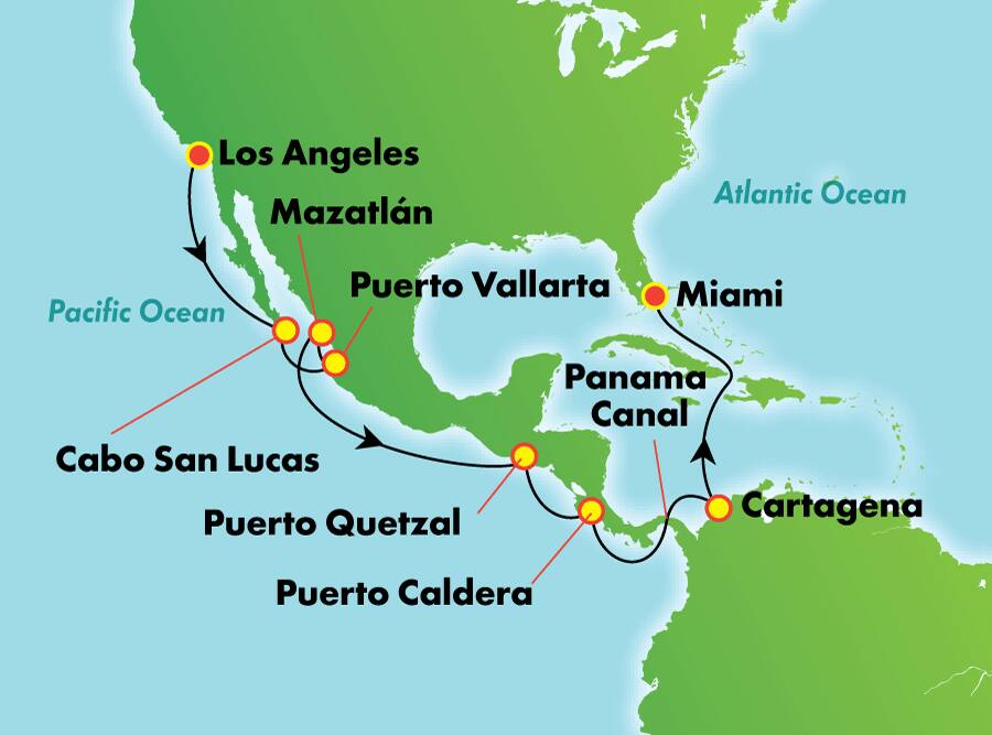 Recorrido por el Canal de Panamá: de océano a océano desde Los Ángeles, 15 días Recorrido por el Canal de Panamá: de océano a océano desde Los Ángeles, 15 días